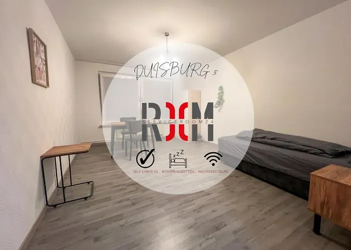 Livemore24 - 5 In Wlan - Smart-tv - 24-7 Check-in Und Kueche Lejlighed Duisburg